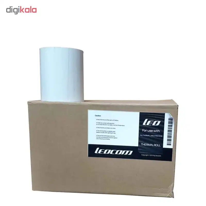 کاغذ مخصوص پرینتر حرارتی لیوکام مدل 45M بسته 12 عددی