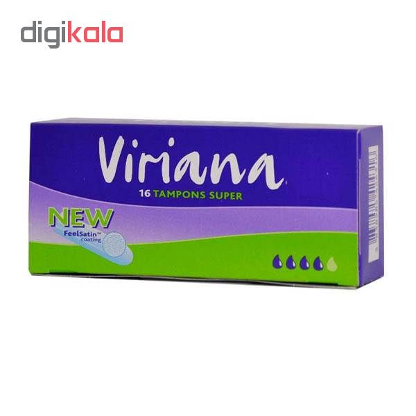 تامپون ویریانا مدل Super بسته 16 عددی
