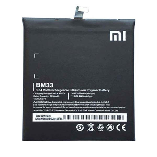 باتری مدل BM33 ظرفیت 3120  میلی آمپر ساعت مناسب برای گوشی شیائومی  MI- 41