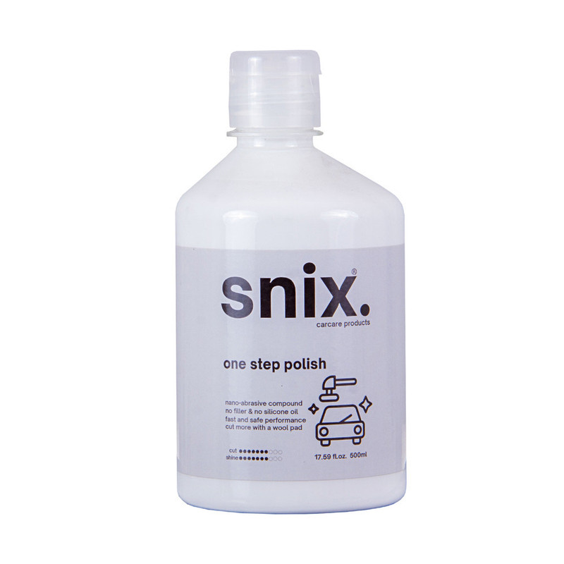پولیش خودرو اسنیکس مدل تک مرحله حجم 500 میلی لیتر