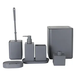 ست سرویس بهداشتی 7 پارچه دلفین مدل FN-744-Gy