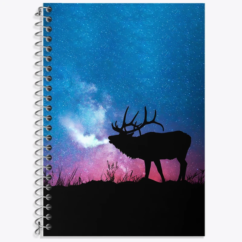 دفتر نت موسیقی 50 برگ خندالو طرح گوزن کد F6727