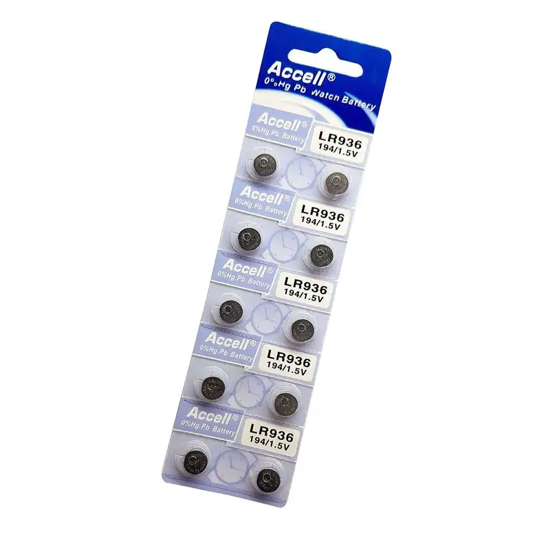 باتری ساعت اکسل مدل LR 936 / 394 / AG9 بسته 10 عددی