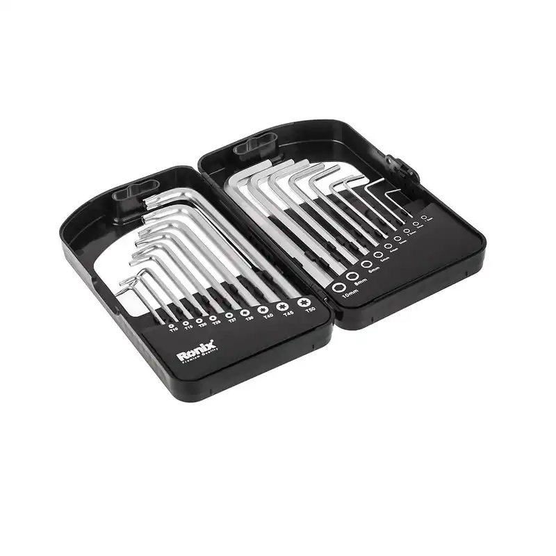 مجموعه 18 عددی آچار آلن و ستارهای رونیکس مدل RON-2052