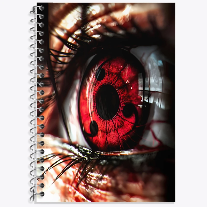 دفتر زبان 50 برگ خندالو مدل دو خط طرح انیمه ناروتو (Naruto) کد F6909