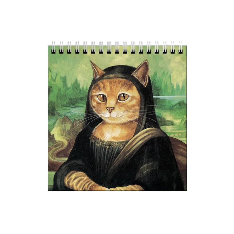 دفتر طراحی طرح گربه مونالیزا کد 8600456