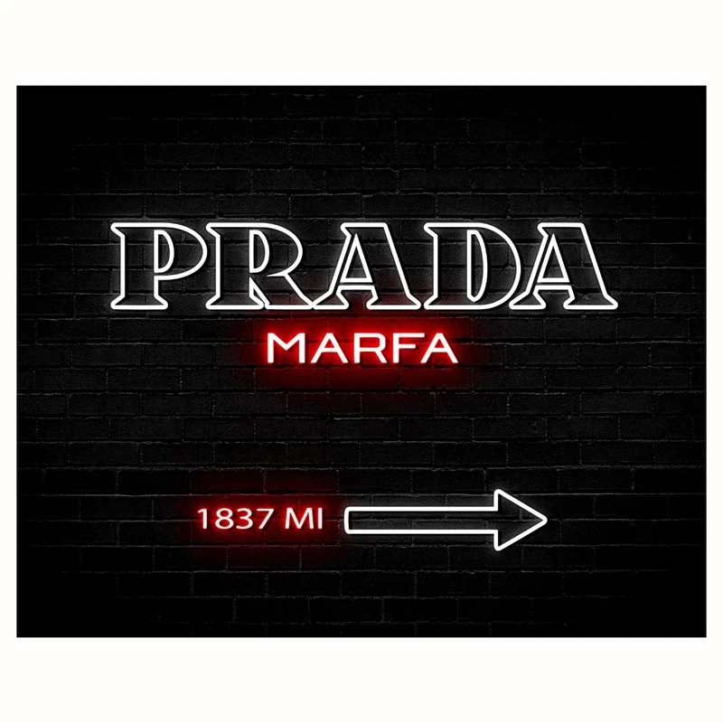 پوستر مدل نئون نماد پراد