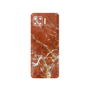 MAHOOT Red Marble Cover Sticker for Motorola Moto G 5G Plus