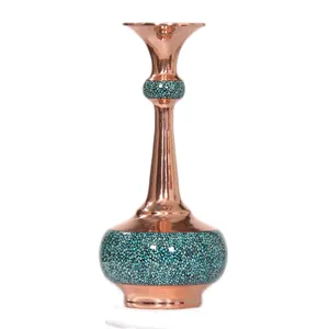 گلدان فیروزه کوبی لوح هنر طرح برج میلاد کد 1232