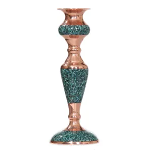 شمعدان فیروزه کوبی لوح هنر کد 1235