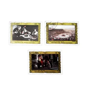 تمبر یادگاری مدل موسیقی کوبا کد DS2519 مجموعه 3 عددی