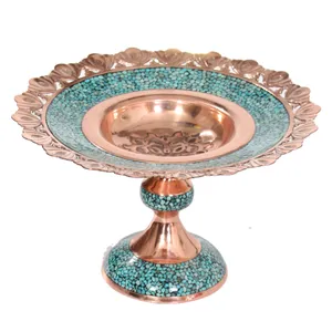 شیرینی خوری فیروزه کوب لوح هنر مدل پایه دار کد 1237