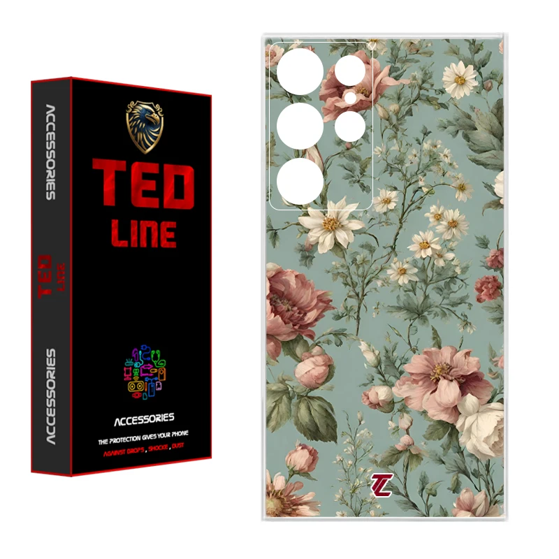 کاور تدلاین طرح گل کد 1152 مناسب برای گوشی موبایل سامسونگ Galaxy S21 Ultra