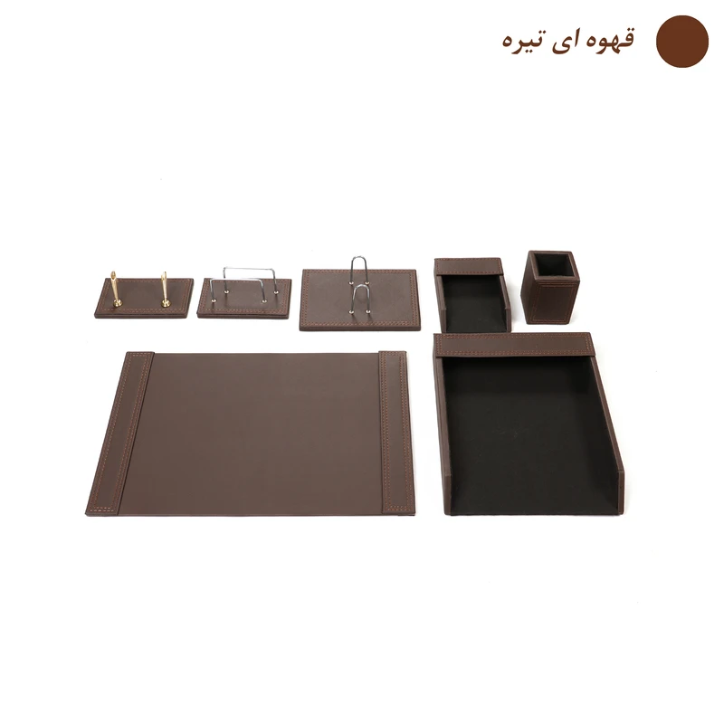 عکس شماره 2 : ست لوازم اداری رومیزی مدل v704 مجموعه 7 عددی
