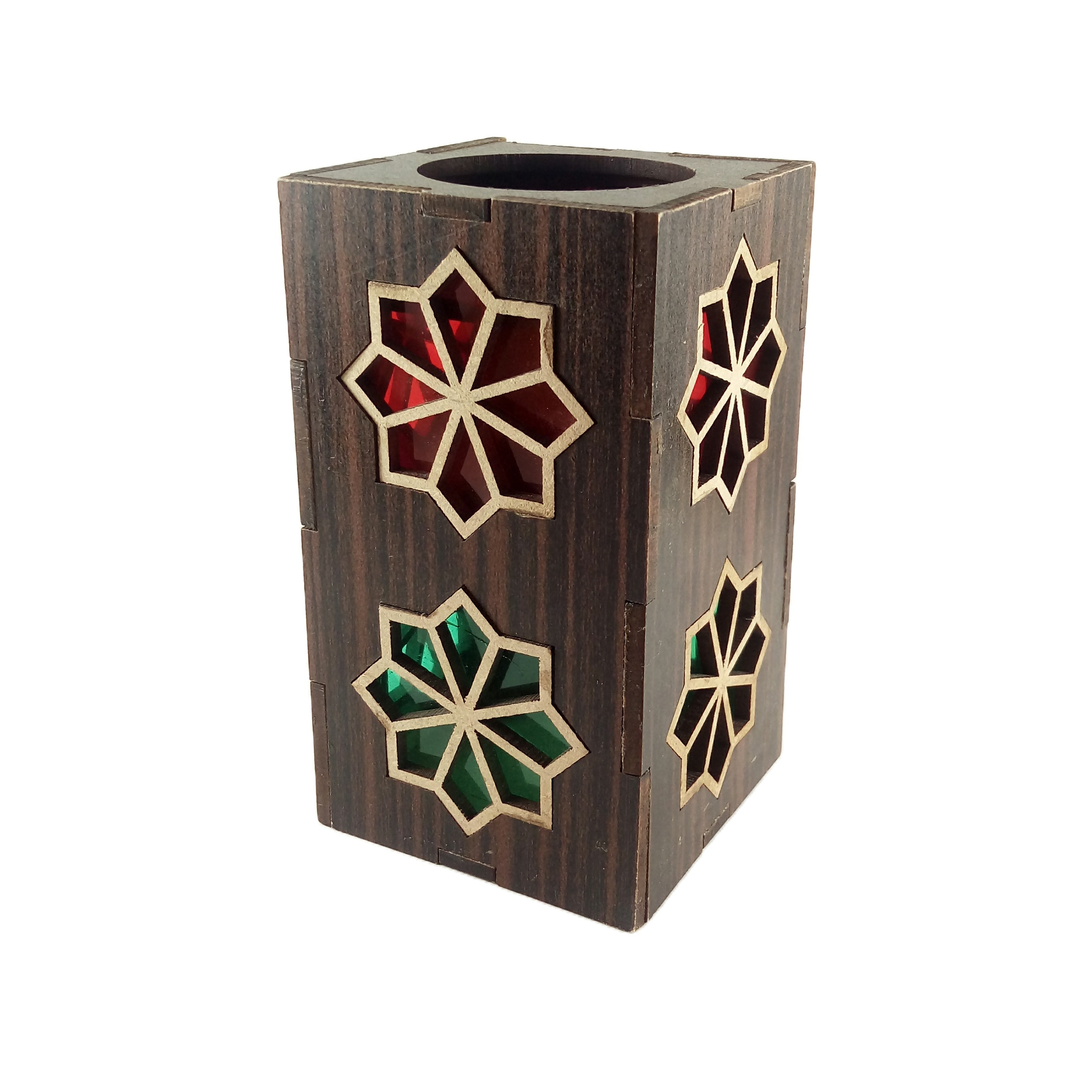 جاشمعی مدل گل هشت پر کد 5179