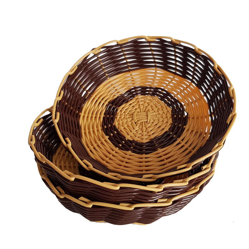 سبد نان و سبزی مدل بهار کد A-07 مجموعه 3 عددی