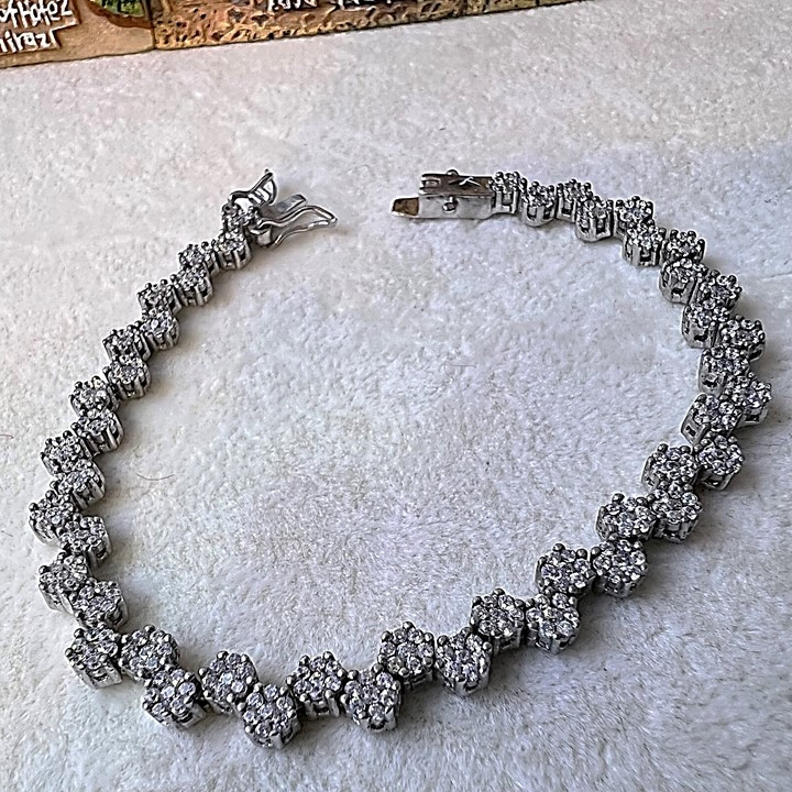 نیم ست نقره زنانه مدل  glsr-878