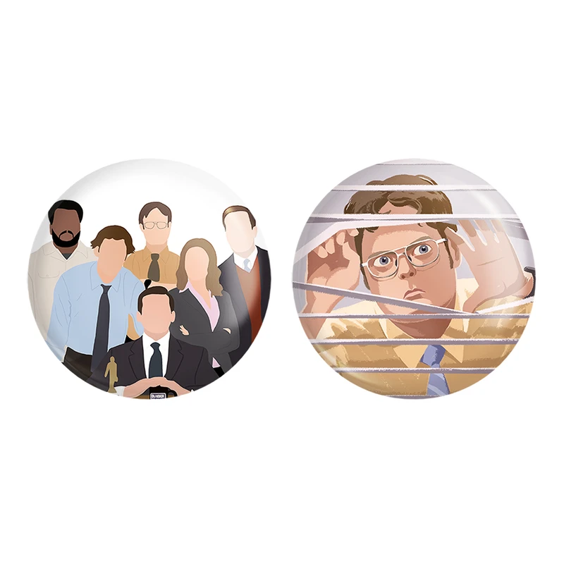 مگنت خندالو طرح سریال آفیس کد 1021810222 مجموعه 2 عددی