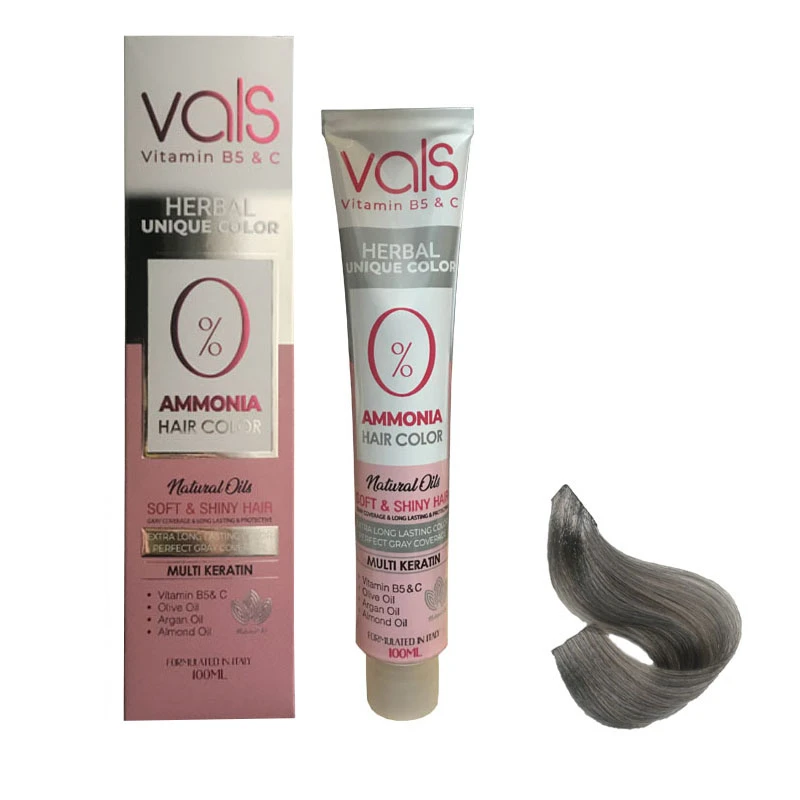 رنگ مو والس شماره 7.11 حجم 100 میلی لیتر رنگ بلوند خاکستری روشن