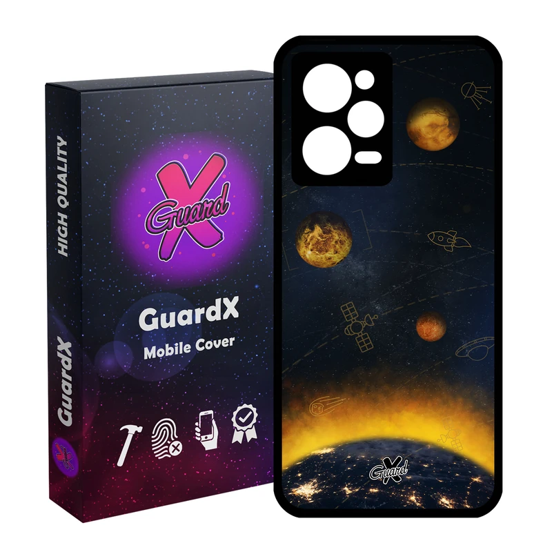 کاور گارد ایکس طرح Galaxy مدل Glass10166 مناسب برای گوشی موبایل شیائومی Redmi Note 12 Pro 5G/Poco X5 Pro 5G/Note 12 Pro Pro speed