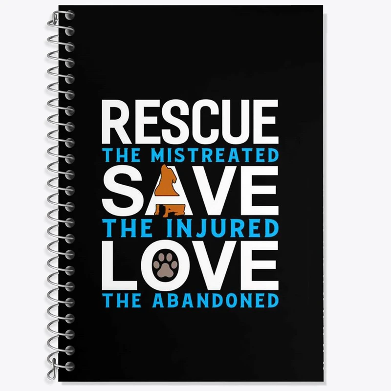 دفتر لغت 50 برگ خندالو مدل حمایت از حیوانات کد 27344