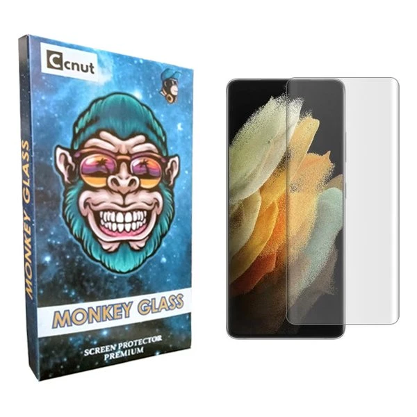 محافظ صفحه نمایش کوکونات مدل mnk UV_NW مناسب برای گوشی موبایل سامسونگ Galaxy S21 Ultra