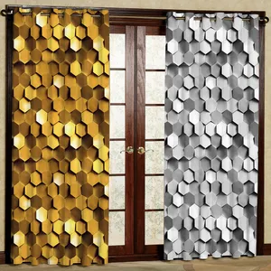 پرده مدل مخمل پانچی کد 1237L سایز 140x280 سانتی متر