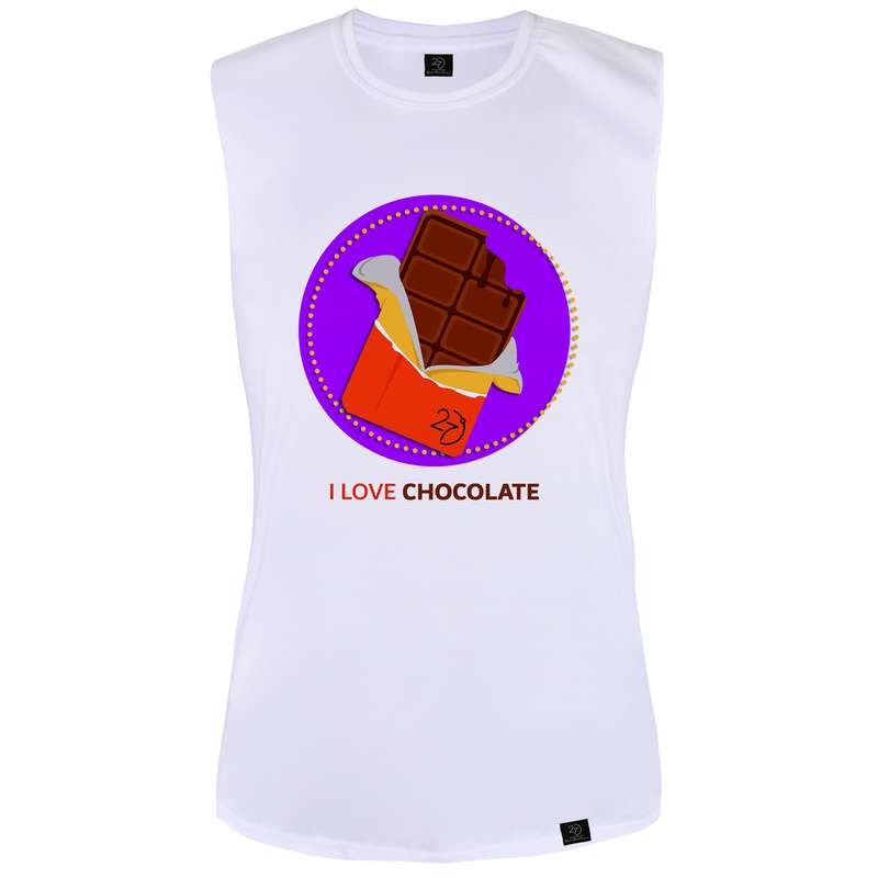 تاپ زنانه 27 مدل I Love Chocolate کد MH43