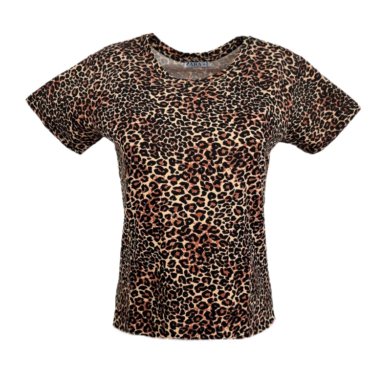 تی شرت آستین کوتاه زنانه مدل چیتا