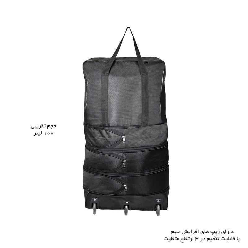 عکس شماره 5 : ساک سفری چرخ دار مدل sol4001