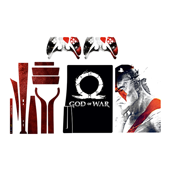 برچسب کنسول بازی  پلی استیشن 5 توییجین وموییجین مدل God of war 19