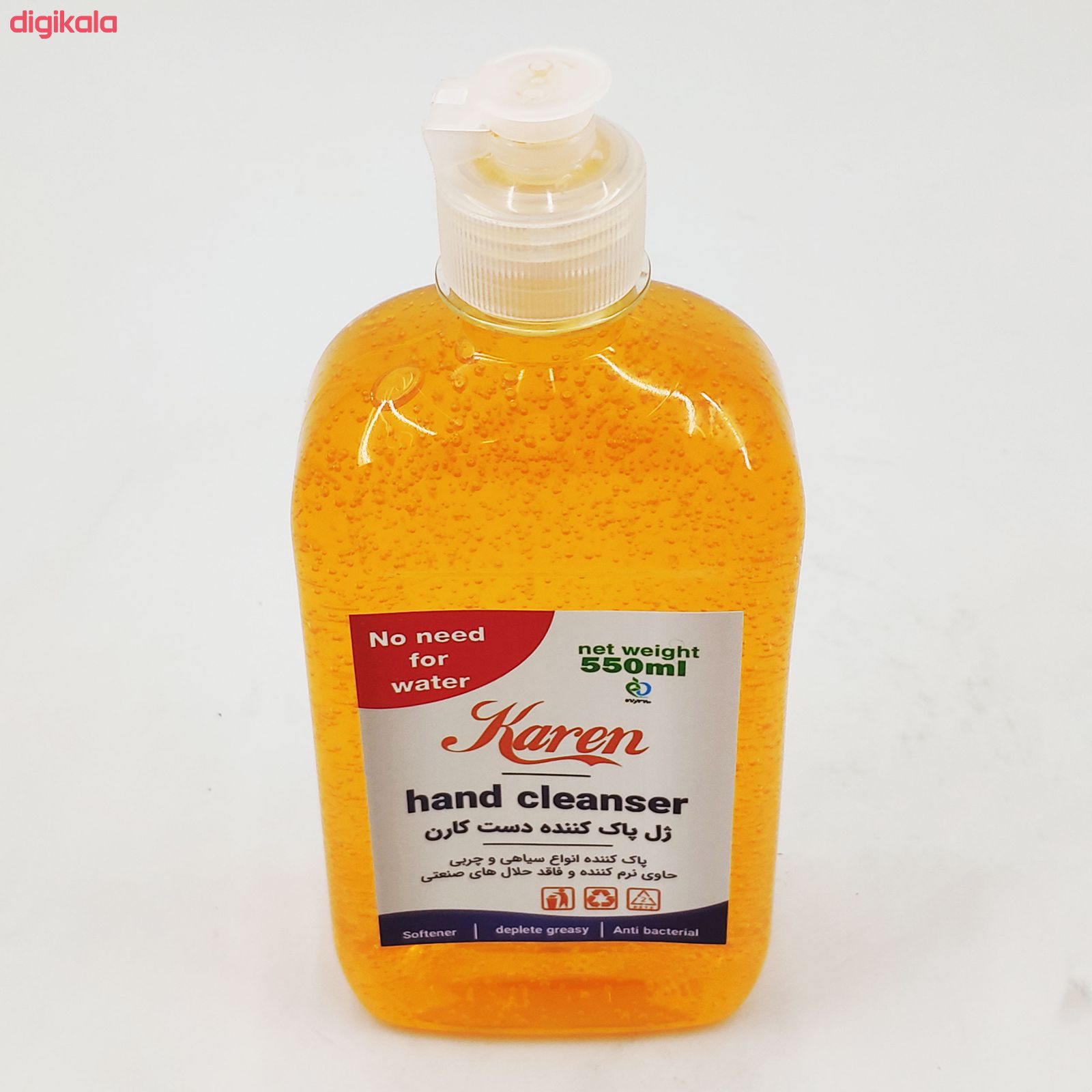 ژل پاک کننده دست کارن مدل SKH حجم 550 میلی لیتر بسته 4 عددی main 1 3