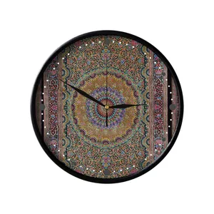 ساعت دیواری مدوپد طرح قالیچه قم ترنجی مدل C-Ghom112