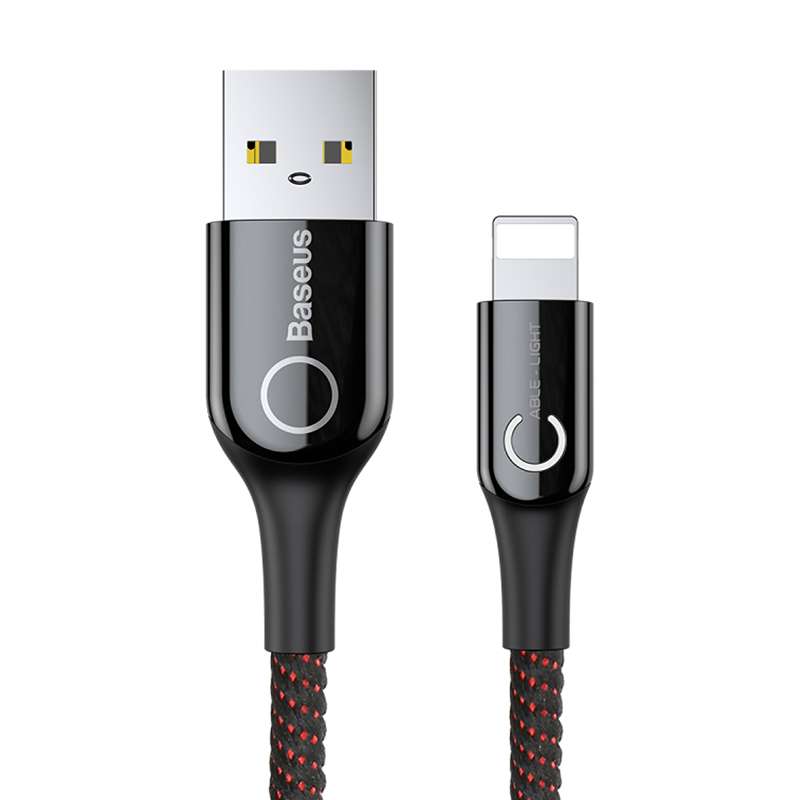 کابل تبدیل USB به لایتنینگ باسئوس مدل  CD_01 C-SHAPED طول 1 متر