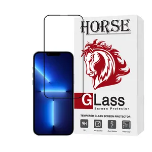   Horse CRMSNWHO Screen Protector For Apple iPhone 13 Pro Max / iPhone 14 Plus