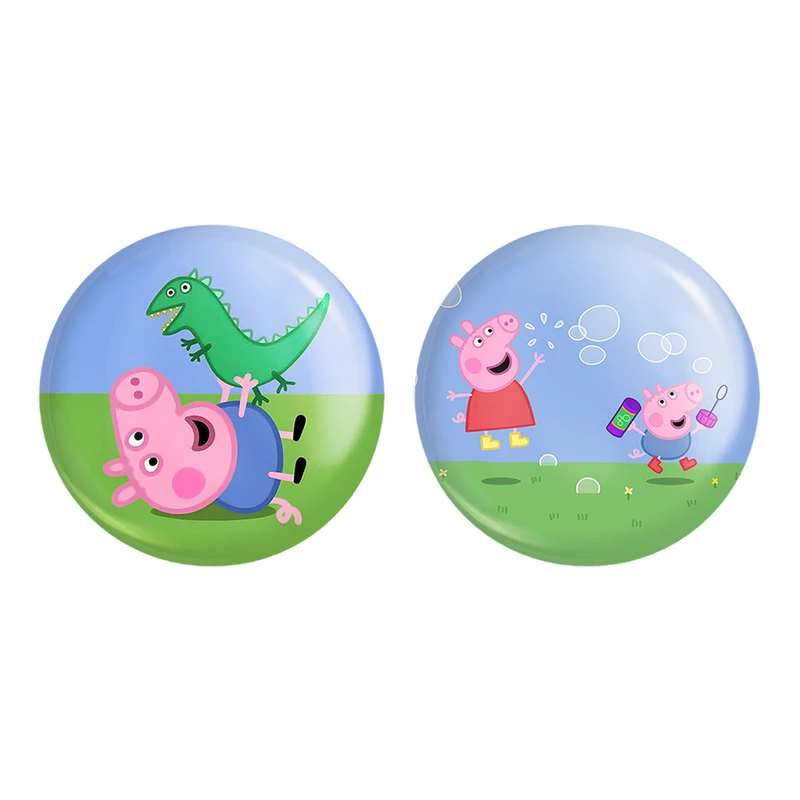 پیکسل خندالو مدل پپا و جورج انیمه پپاپیک Peppa pig کد 2207222064 مجموعه 2 عددی
