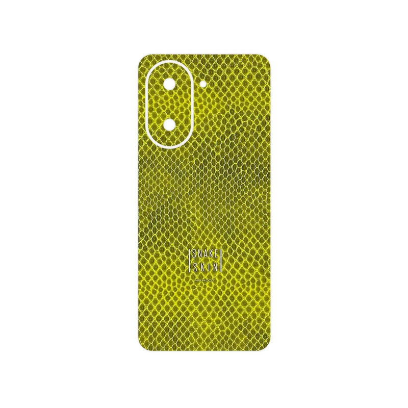 برچسب پوششی ماهوت مدل Yellow Snake Skin مناسب برای گوشی موبایل شیائومی Redmi A5 4G