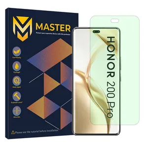 Master Resistant model green light screen protector suitable for Honor 200 Pro mobile phone