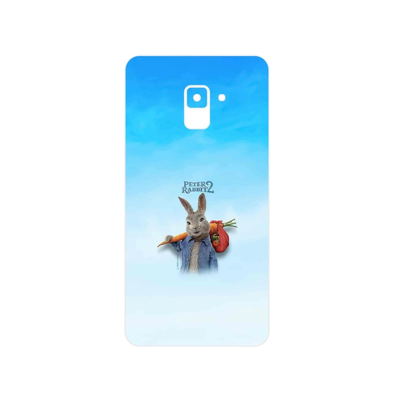 برچسب پوششی ماهوت مدل Peter Rabbit مناسب برای گوشی موبایل سامسونگ Galaxy A8 Plus 2018