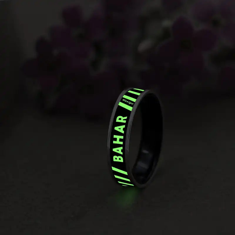 انگشتر ناکسیگو مدل شب تاب طرح بهار کد RB15783