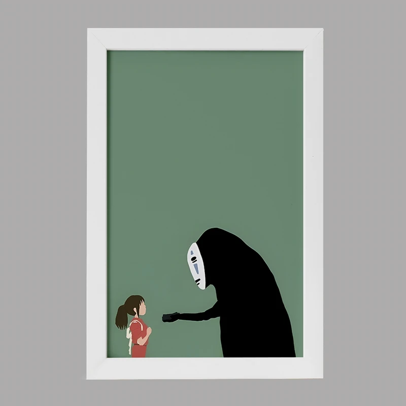 تابلو خندالو مدل انیمه شهر اشباح (Spirited Away) کد F3469