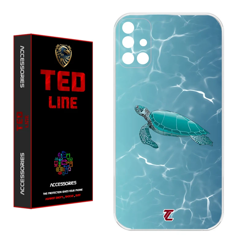 کاور تد لاین طرح لاک پشت کد 1100 مناسب برای گوشی موبایل سامسونگ Galaxy A71