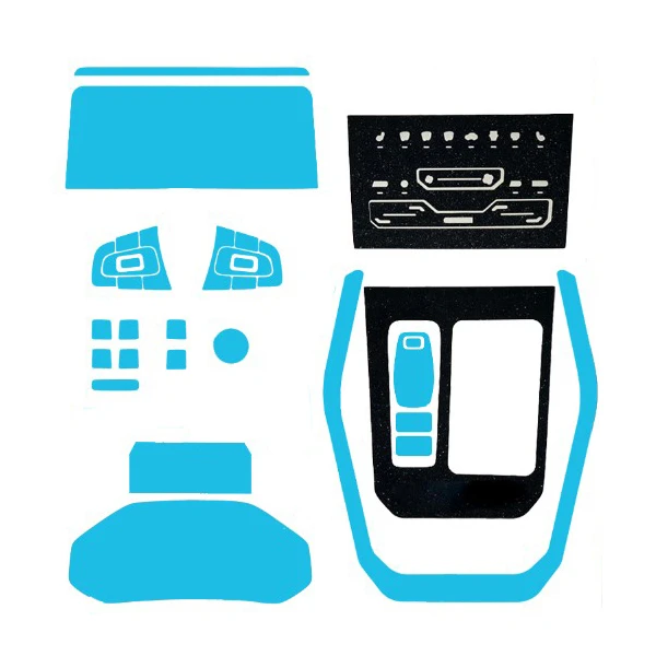 برچسب محافظ داخلی کنسول مدل سوپر متالیک مناسب برای تیگو 7 پرو مجموعه 15 عددی