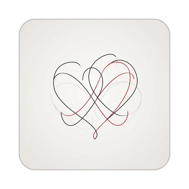 زیر لیوانی کاکتی طرح عاشقانه مدل mp40270