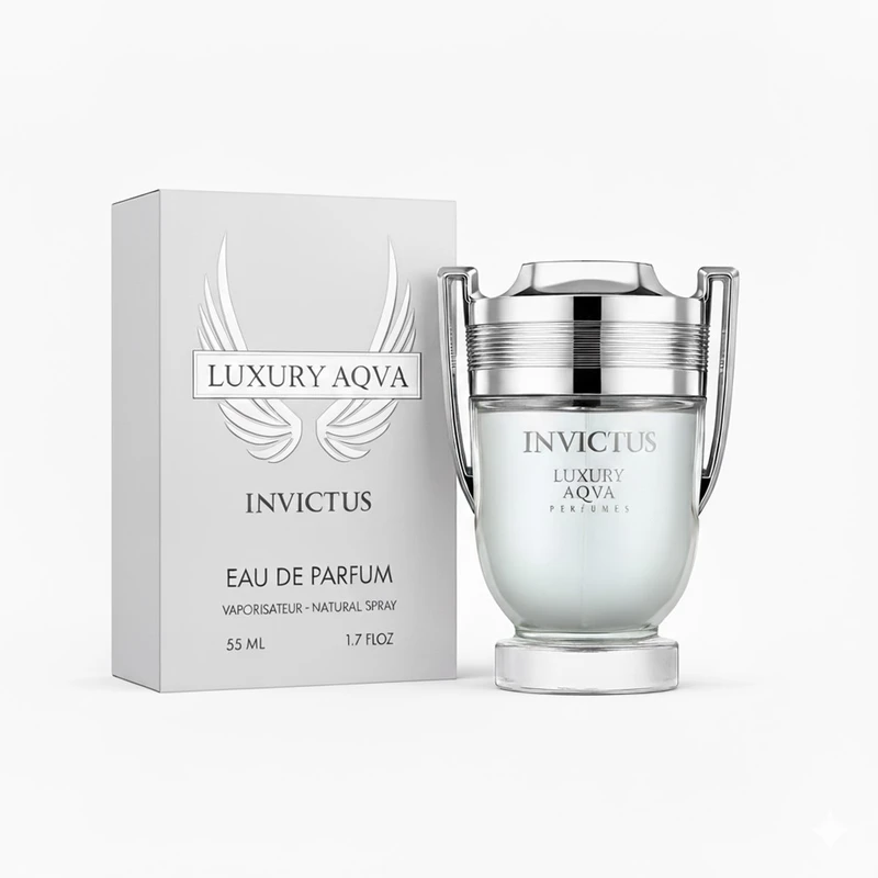 ادو پرفیوم مردانه لاکچری آکوا مدل INVECTUS با رایحه خنک حجم 55 میلی لیتر
