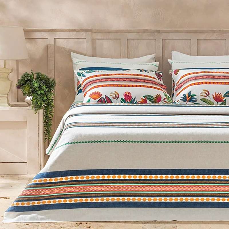 روتختی انگلیش هوم مدل Exotic Stripes دو نفره سایز 200x220 سانتی متر