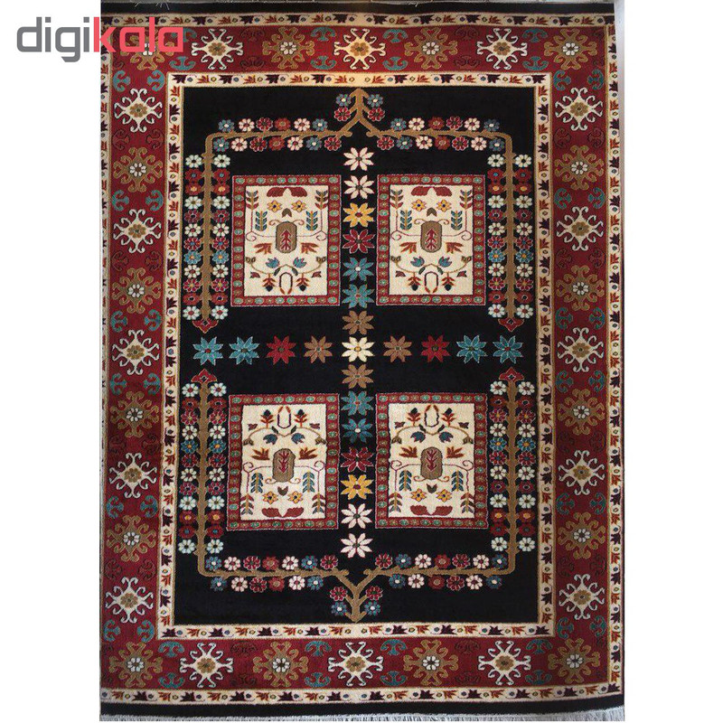 گبه ماشینی مرداس طرح گیوا زمینه عنابی