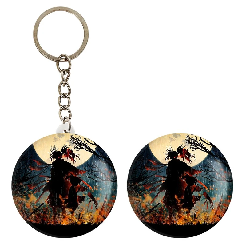 پیکسل خندالو مدل هیاکومارو و دورورو انیمه دورورو Dororo کد 28590 به همراه جاکلیدی