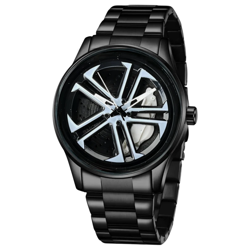 ساعت مچی عقربه‌ای کوارتز مردانه مدل اسپرت صفحه رینگ چرخان کد V5