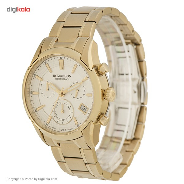 ساعت مچی عقربه ای زنانه رومانسون مدل TM5A21HLGGASR5